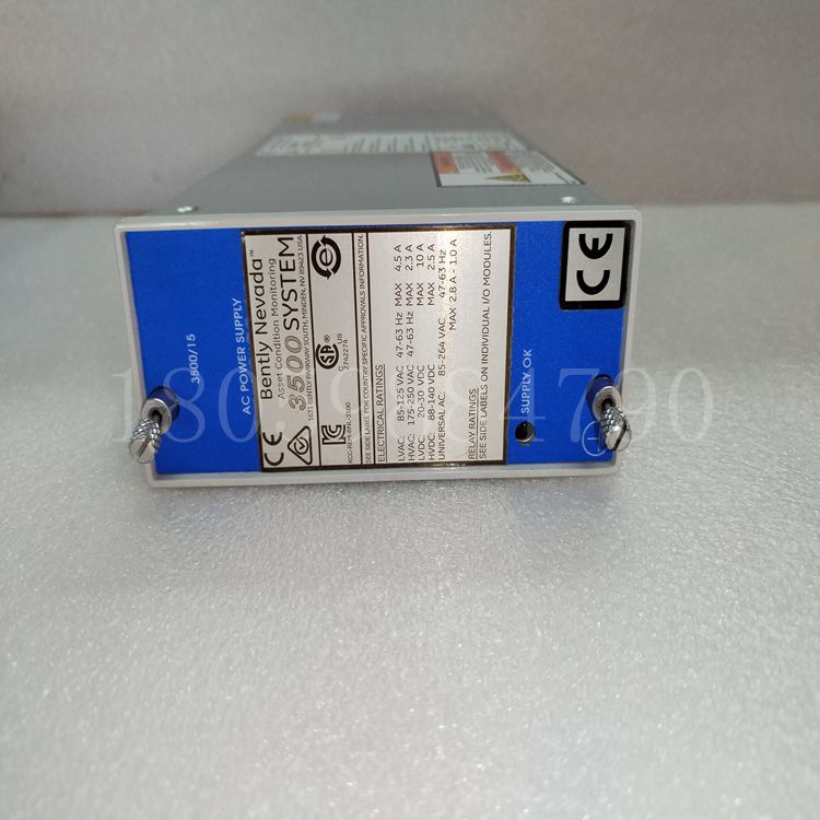 BENTLY本特利3500/15双电源模块半高模块